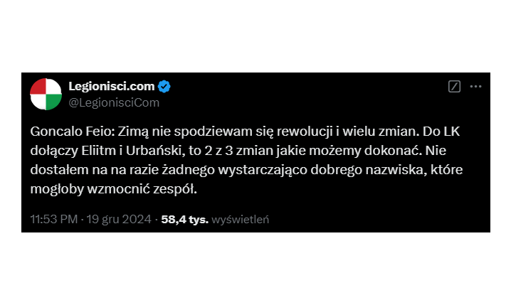 OSTRA WYPOWIEDŹ Goncalo Feio nt. TRANSFERÓW po meczu z Djurgardens O.o